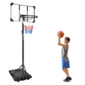 Portable Basketball Goal System with Stable Base and transparent-sporty-iron