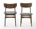 Modrest Castillo Modern Grey Side Dining Chair