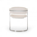 Modrest Allie Contemporary White fabric Dining