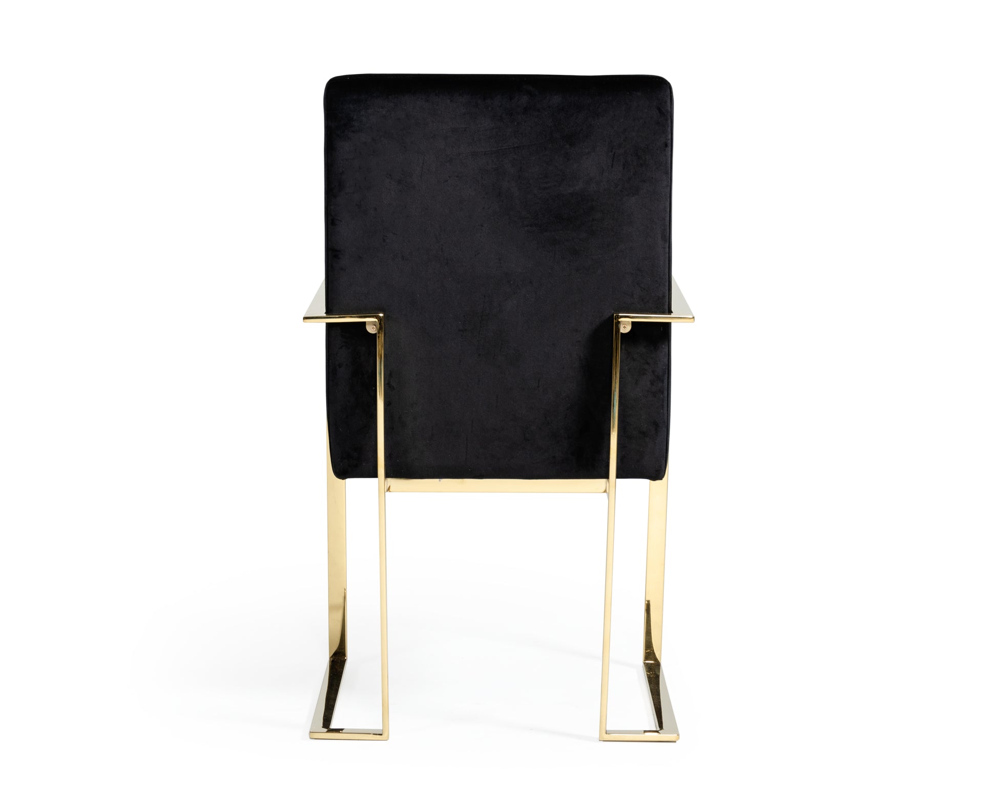 Modrest Fowler Modern Black Velvet Dining Chair