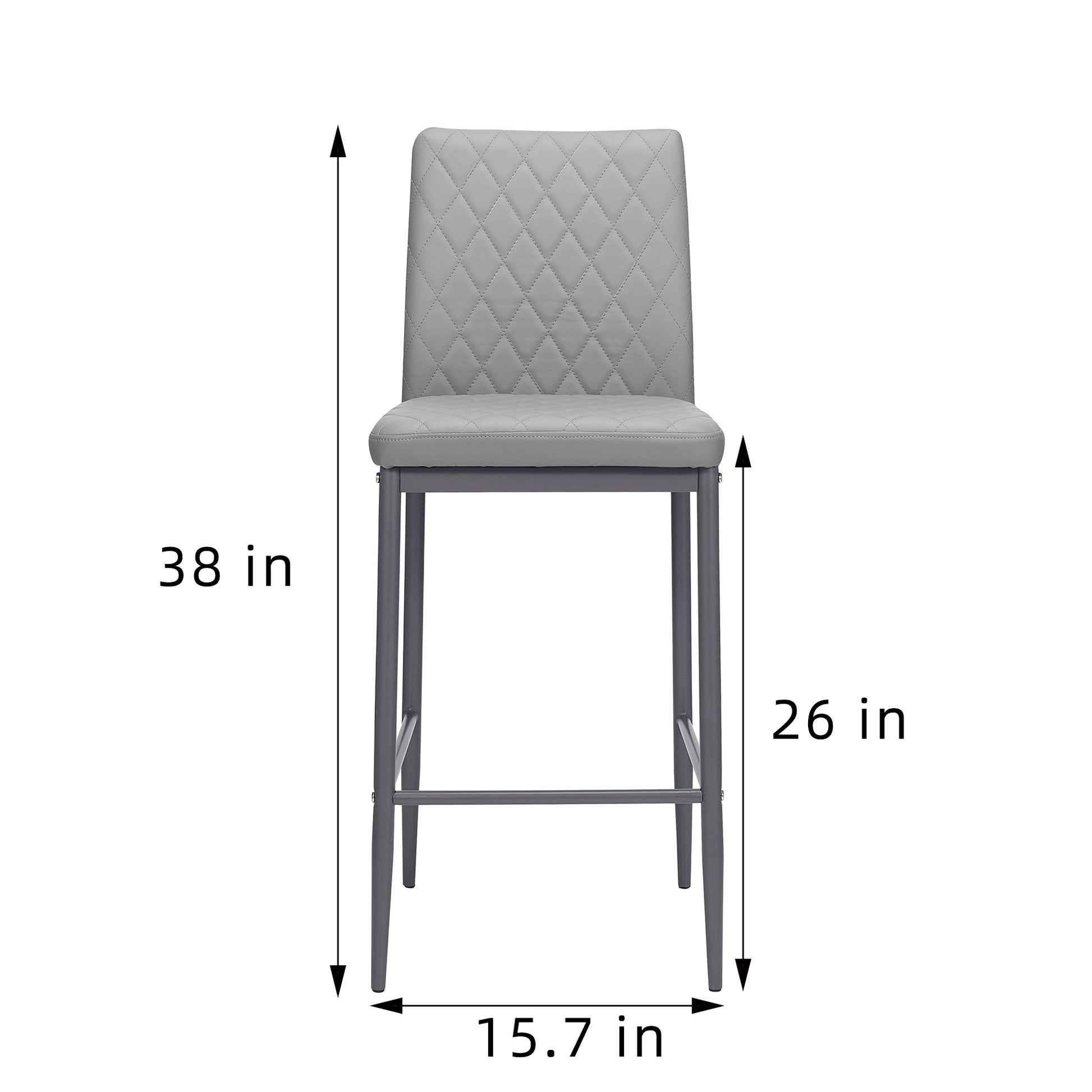 light gray bar stool, velvet stool, modern bar chair light gray-textile-velvet