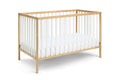 Deux Remi 3 in 1 Convertible Island Crib Natural White natural-solid wood