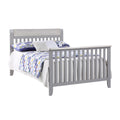 Hayes 4 in 1 Convertible Crib Gray Weathered Granite gray-solid wood