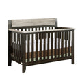 Hayes 4 in 1 Convertible Crib Coffee Weathered Stone coffee-solid wood