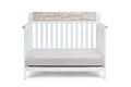 Hayes 4 in 1 Convertible Crib White Natural white-solid wood