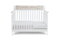 Hayes 4 in 1 Convertible Crib White Natural white-solid wood