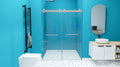 Frameless Double Sliding Shower, 69