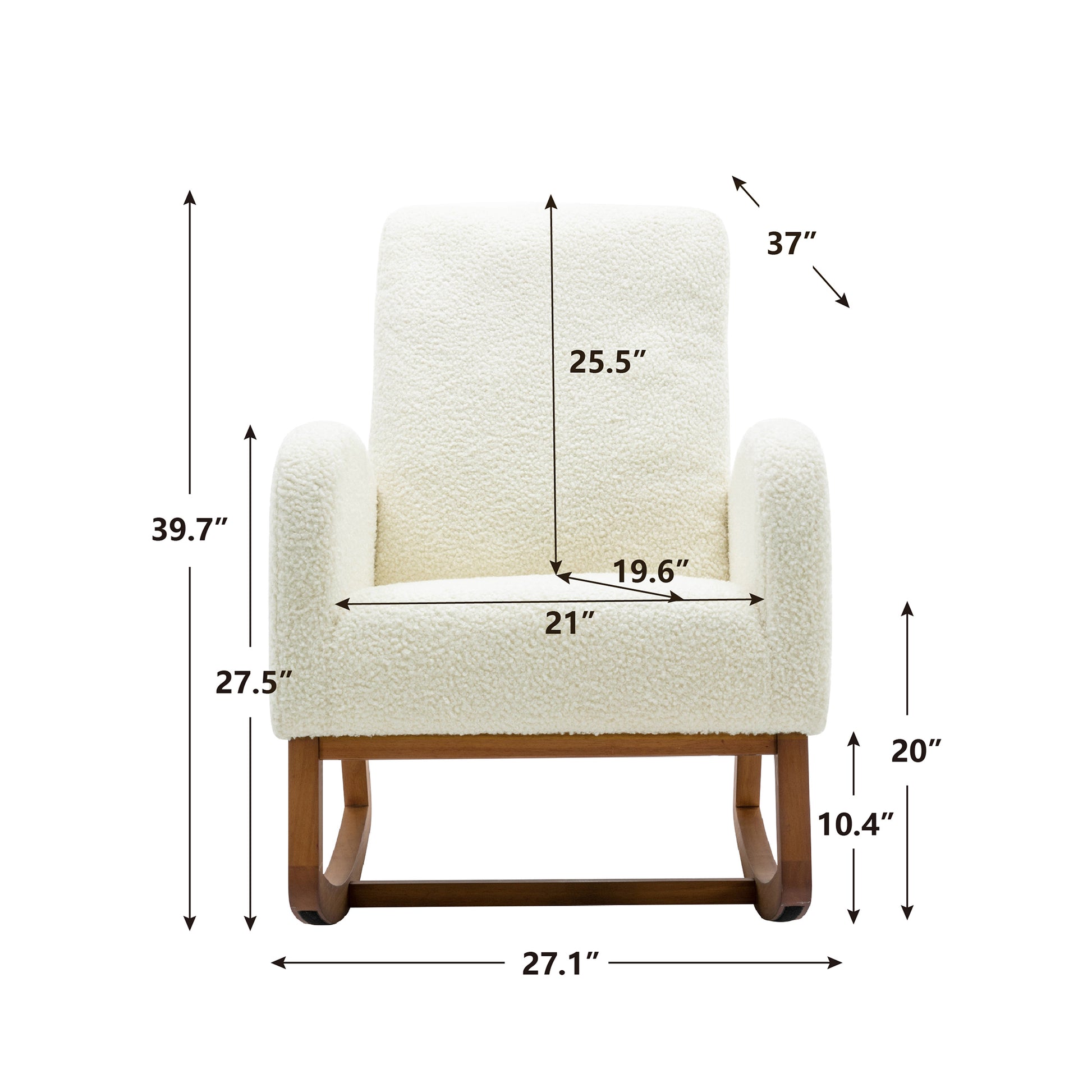 Coolmore Living Room Comfortable Rocking Chair