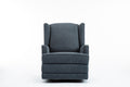 Smithfield Blue Wingback Swivel Glider Recliner blue-foam-polyester