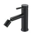 Matte Black Bathroom Faucet for 2 Mode Faucet for matte black-stainless steel