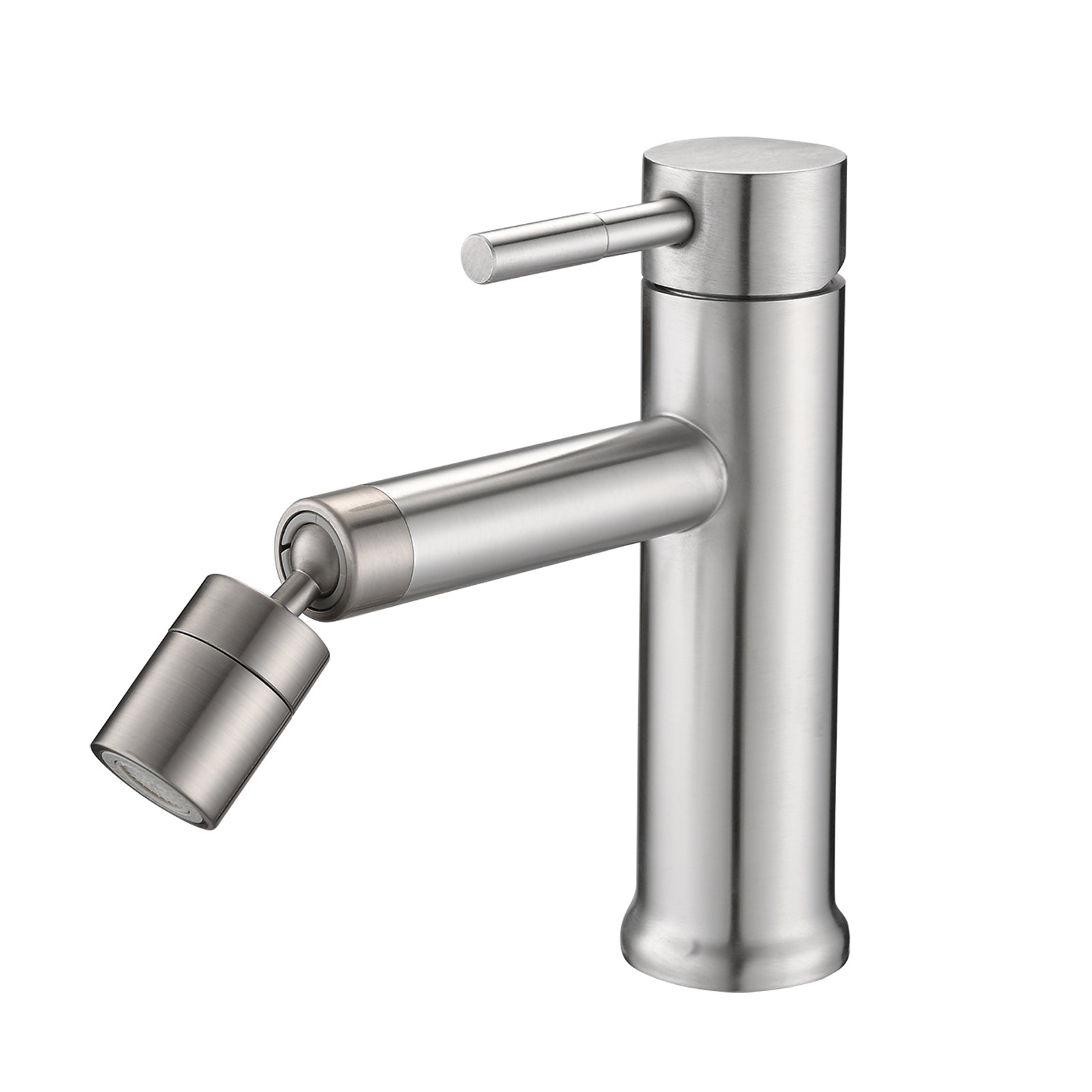 Brushed Nickle Bathroom Faucet for 2 Mode Faucet for brushed nickel-stainless steel