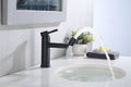 Matte Black Bathroom Faucet for 2 Mode Faucet for matte black-stainless steel