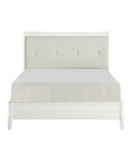 Transitional Styling Antique White Finish 1pc Queen queen-antique white-bedroom-transitional-wood