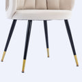 Off White Velvet lounge chair, black metal feet off white-velvet