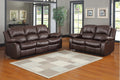 Comfortable Double Reclining Sofa 1pc Brown Color brown-wood-primary living space-solid wood