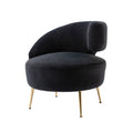 COOLMORE Accent Chair ,leisure single chair with black-polyester