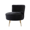 COOLMORE Accent Chair ,leisure single chair with black-polyester