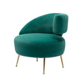 COOLMORE Accent Chair ,leisure single chair with emerald-polyester