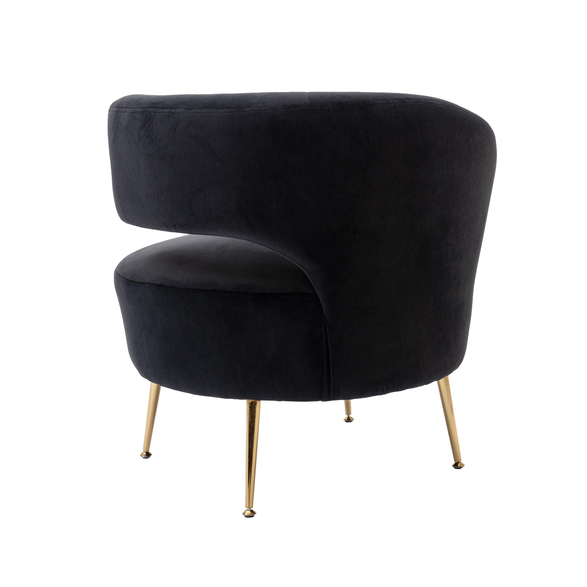 COOLMORE Accent Chair ,leisure single chair with black-polyester