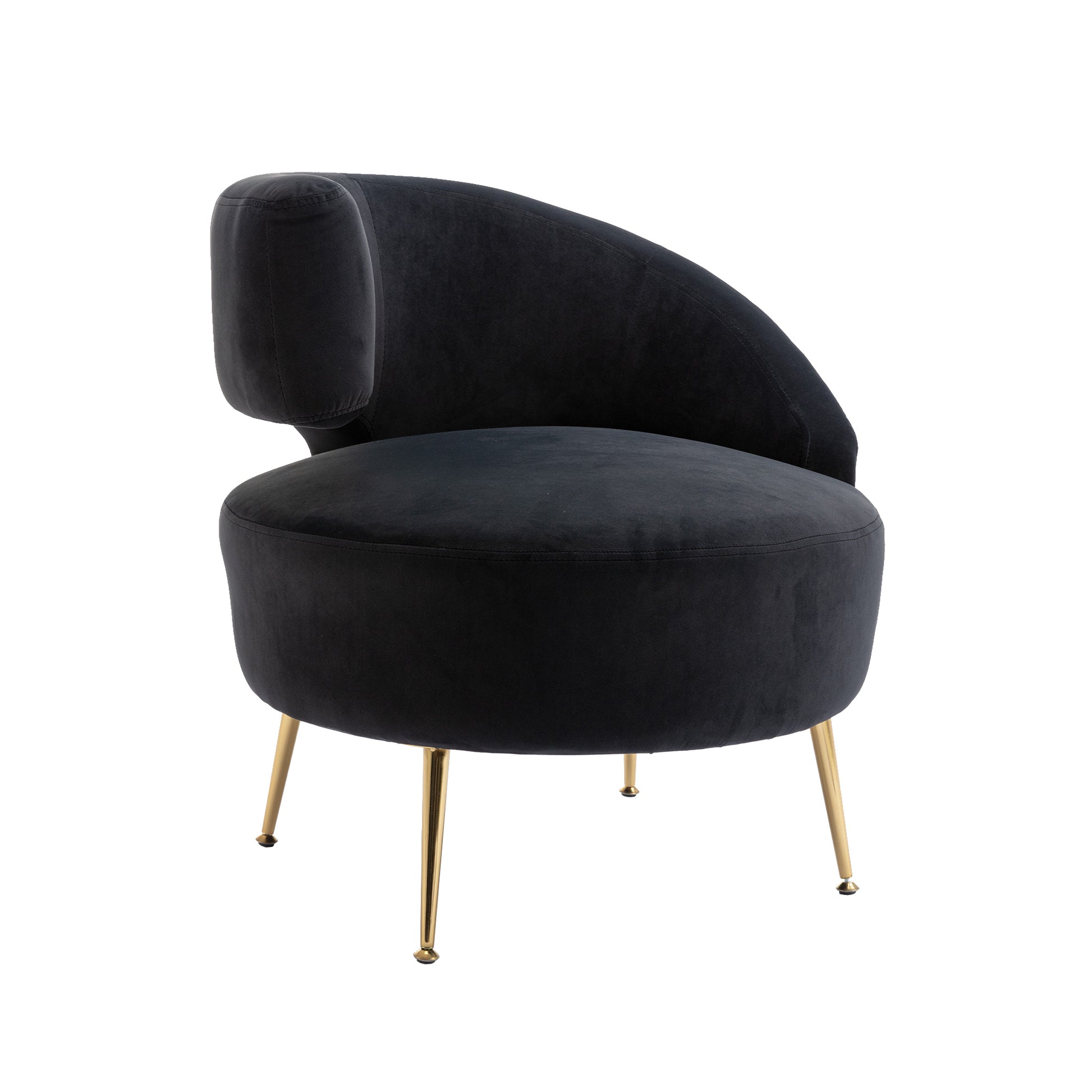 COOLMORE Accent Chair ,leisure single chair with black-polyester