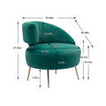 COOLMORE Accent Chair ,leisure single chair with emerald-polyester