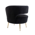 COOLMORE Accent Chair ,leisure single chair with black-polyester