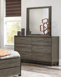 Contemporary Styling 1pc Dresser of 6x Drawers