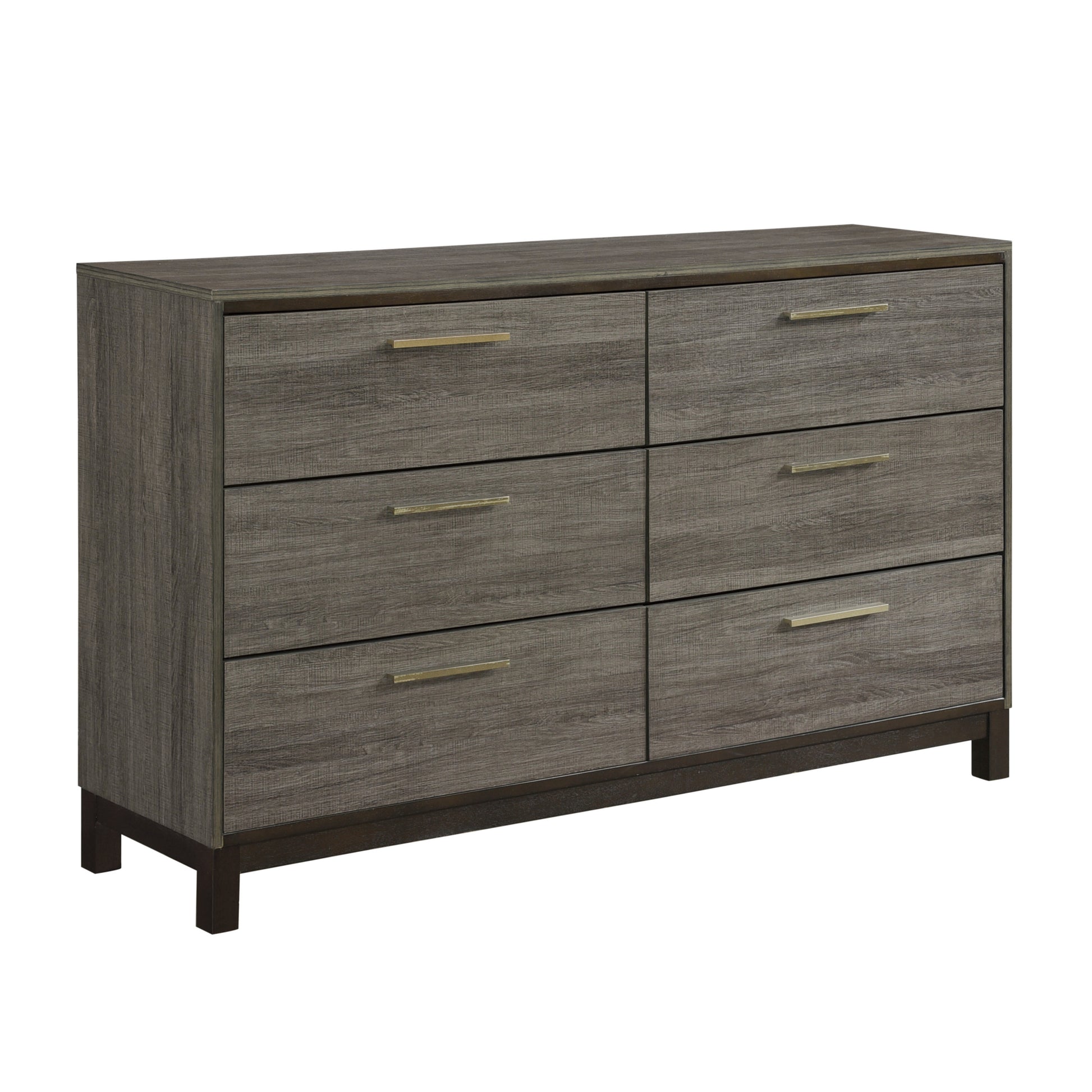 Contemporary Styling 1pc Dresser of 6x Drawers