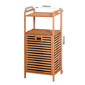 Bathroom Laundry Basket Bamboo Storage Basket