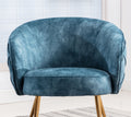 Gorgeous Living Room Accent Chair 1pc Button Tufted blue-primary living space-ultra-modern-solid wood