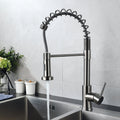 Single Handle Pull Down Sprayer Kitchen Sink