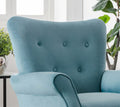 Stylish Living Room Furniture 1pc Accent Chair Blue blue-primary living space-luxury-modern-solid