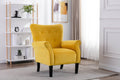 Stylish Living Room Furniture 1pc Accent Chair Yellow yellow-primary living space-modern-solid wood