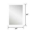 24X32 Inch Led Bathroom Mirror, Bathroom Vanity