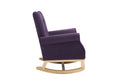 Baby Room High Back Rocking Chair Nursery Chair lavender purple-primary living