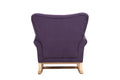 Baby Room High Back Rocking Chair Nursery Chair lavender purple-primary living