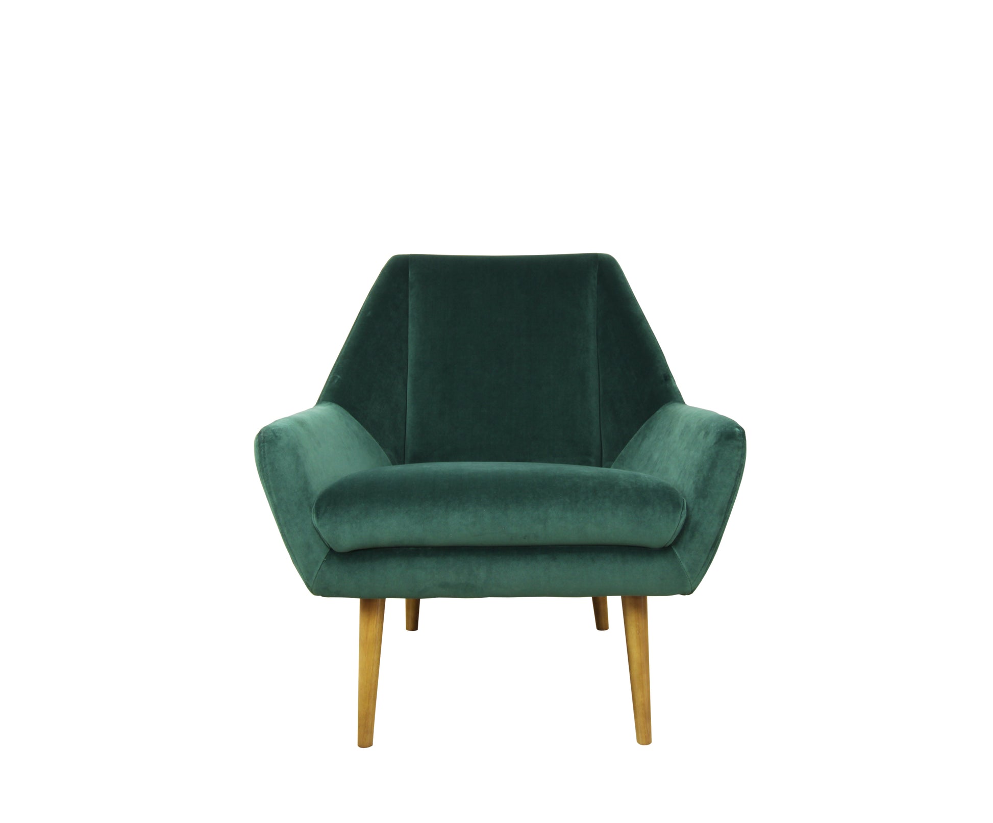 Rose Accent Chair Velvet Green