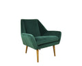 Rose Accent Chair Velvet Green