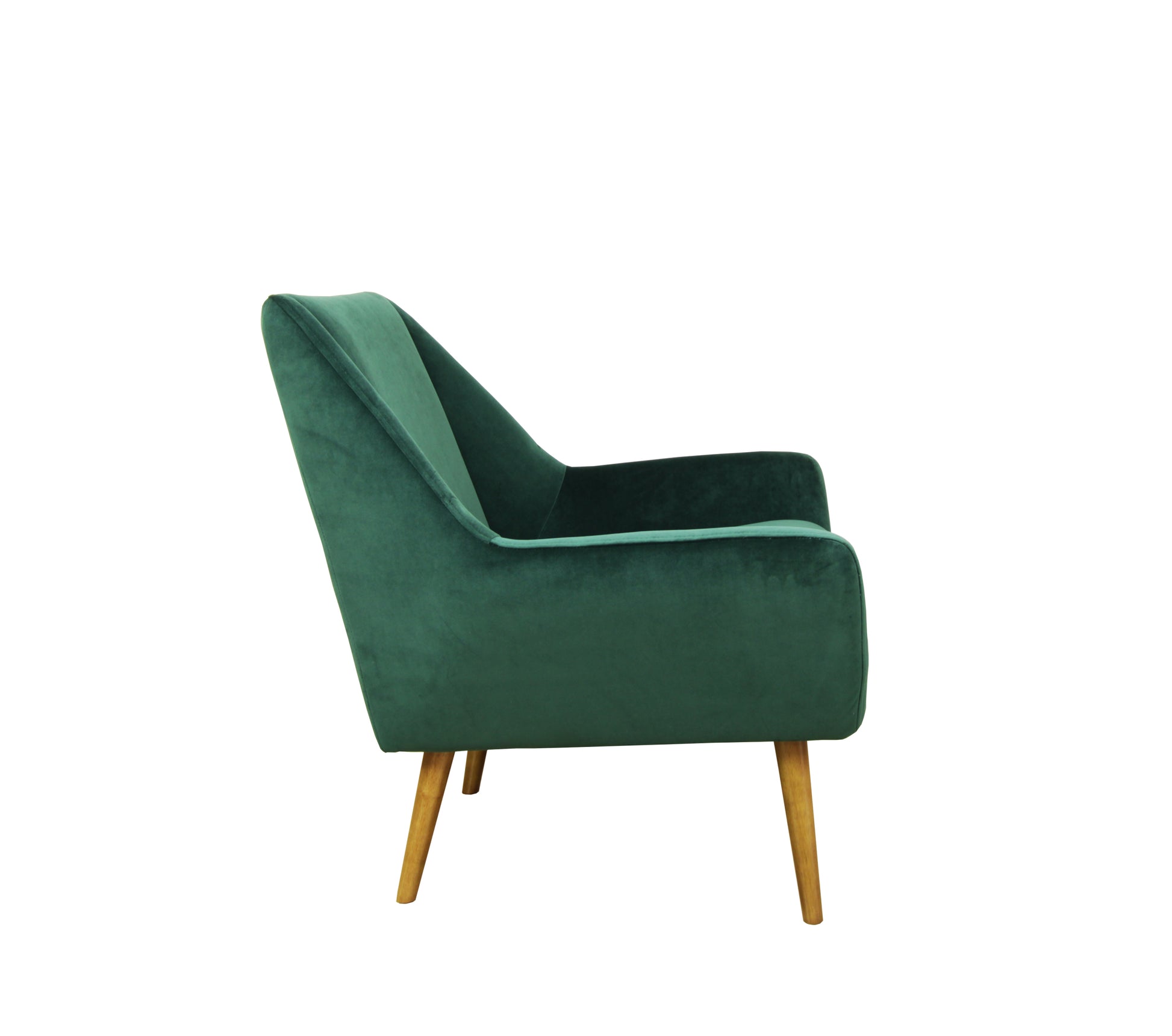 Rose Accent Chair Velvet Green