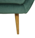 Rose Accent Chair Velvet Green