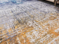 ZARA Collection Abstract Design Turquoise Gray Rust multicolor-polyester