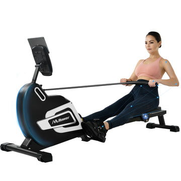 Magnetic Rowing Machine Folding Rower with 14