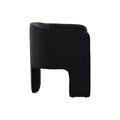 Kyle Modern Black Velvet Accent Chair