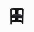 Modrest Kendra Modern Black Fabric Accent Chair