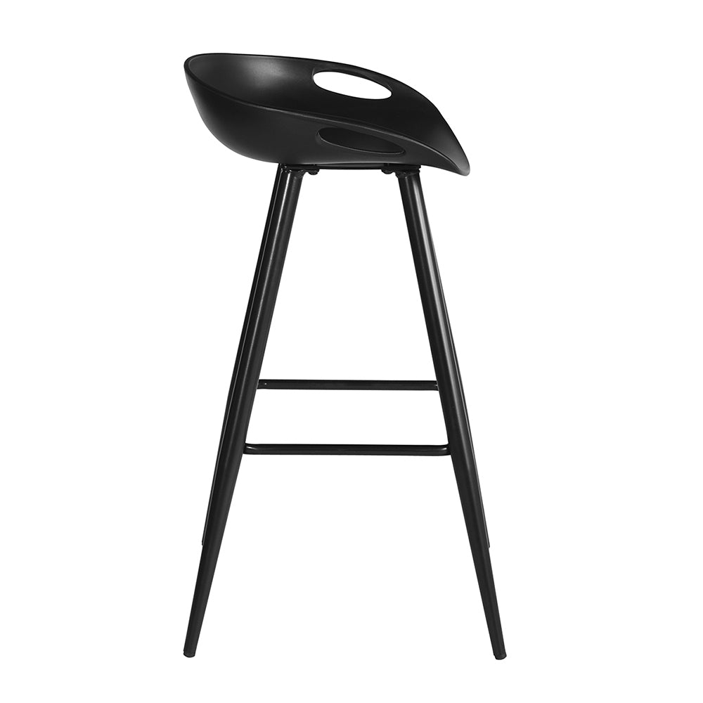 Bak Bar & Counter Stool Set Of 2 Black - Black