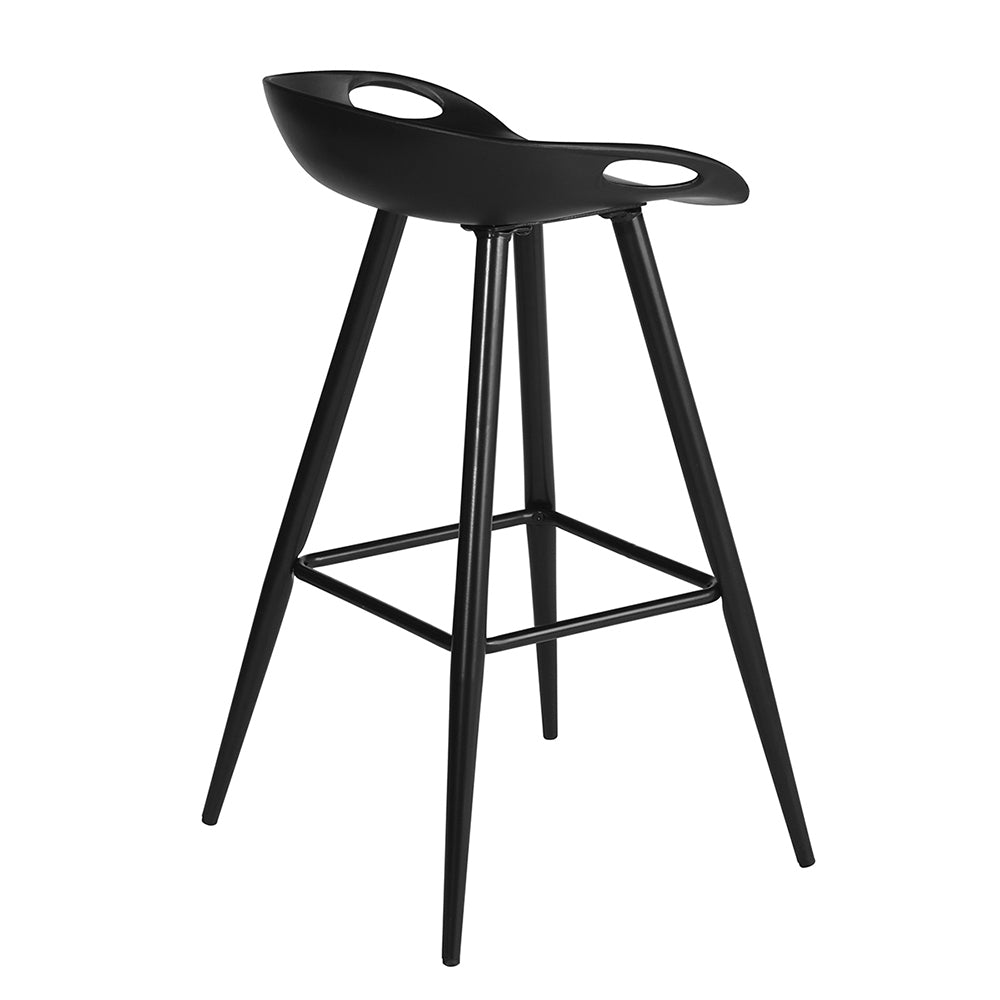 Bak Bar & Counter Stool Set Of 2 Black - Black