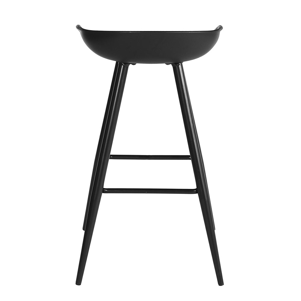 Bak Bar & Counter Stool Set Of 2 Black - Black