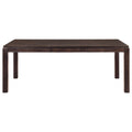 Contemporary Dark Brown 5pc Dining set Table with wood-wood-dark brown-seats 4-wood-dining