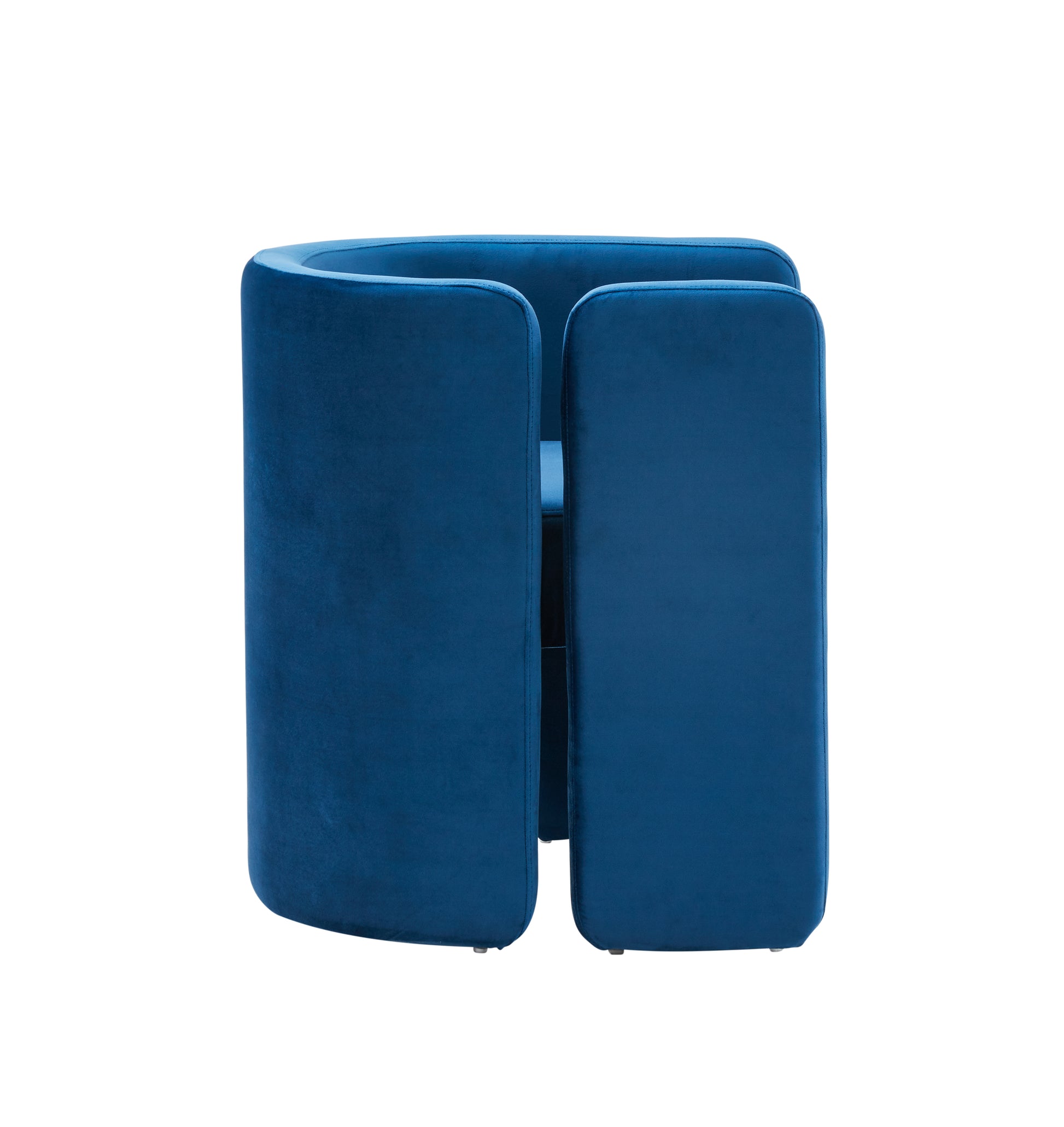 Modrest Tirta Modern Blue Accent Chair