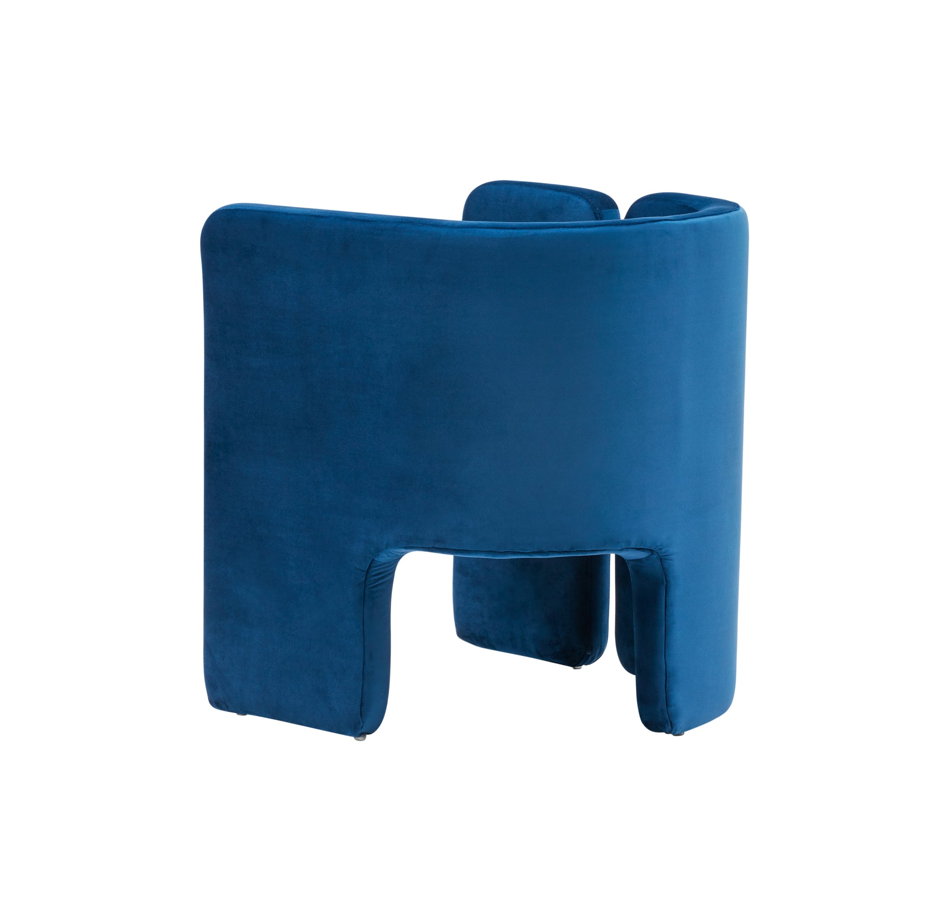 Modrest Tirta Modern Blue Accent Chair